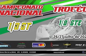 4ª Prova do Campeonato Nacional 1/8 GT e Trofeu 1/8 GTE